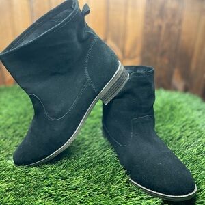Black Suede Ankle Boots